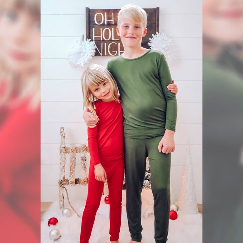 winterberry-red-kids-bamboo-pajamas- - Sophia's Style -14